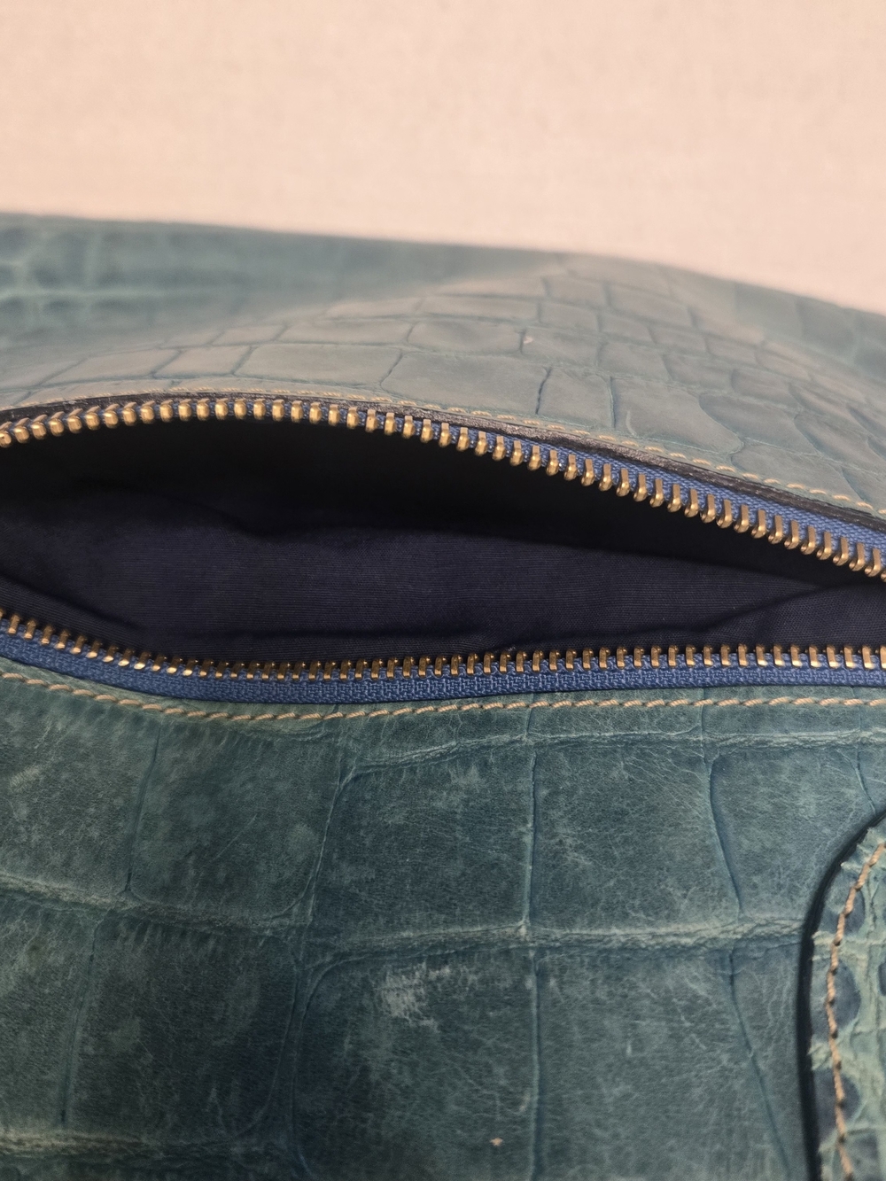 Dooney Bourke Croc-Embossed Tote Bag with Top Handles - Picture 5 of 15